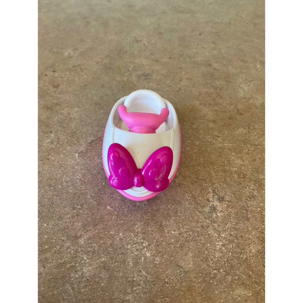 Disney Minnie Mouse Pink Jet Ski Toy Watercraft Vehicle Bow and Wheels windup